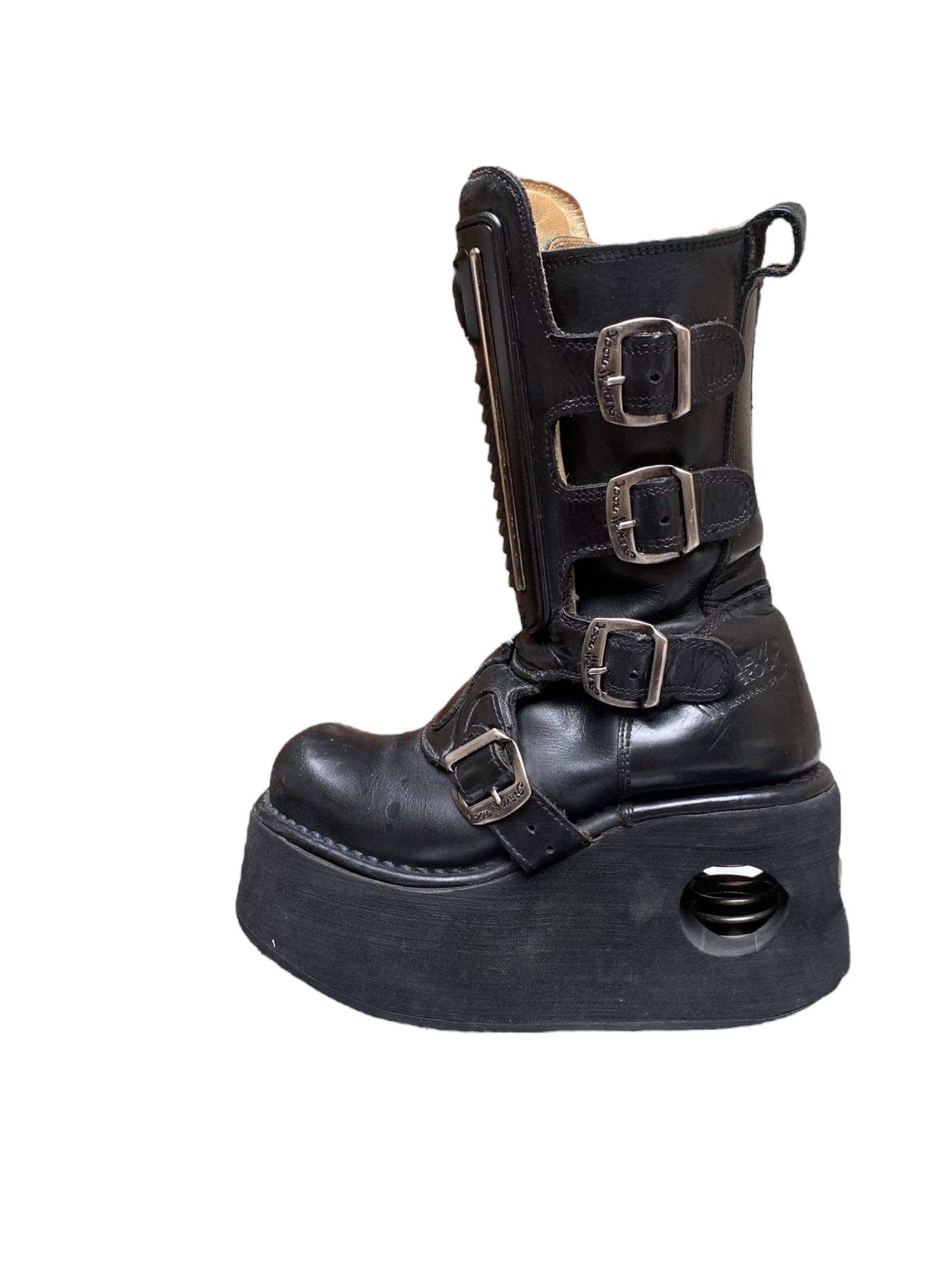 Vintage New Rock neptuno platform boots size 37