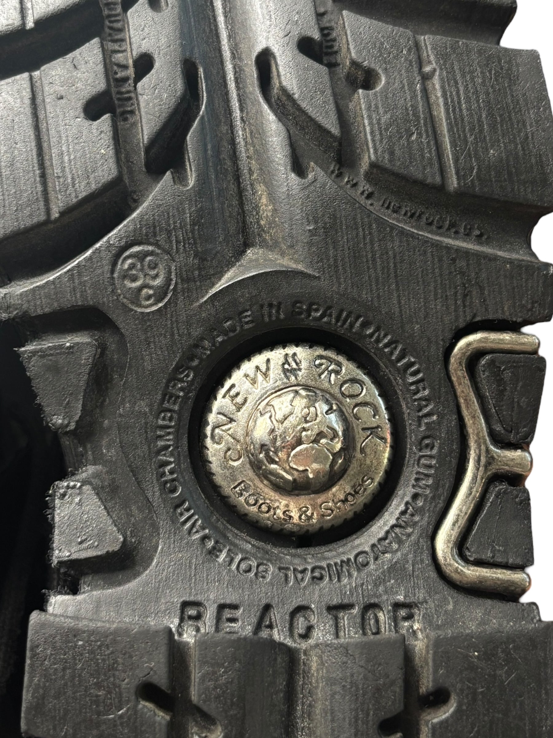 Rare vintage New Rock reactor leather boots size 39