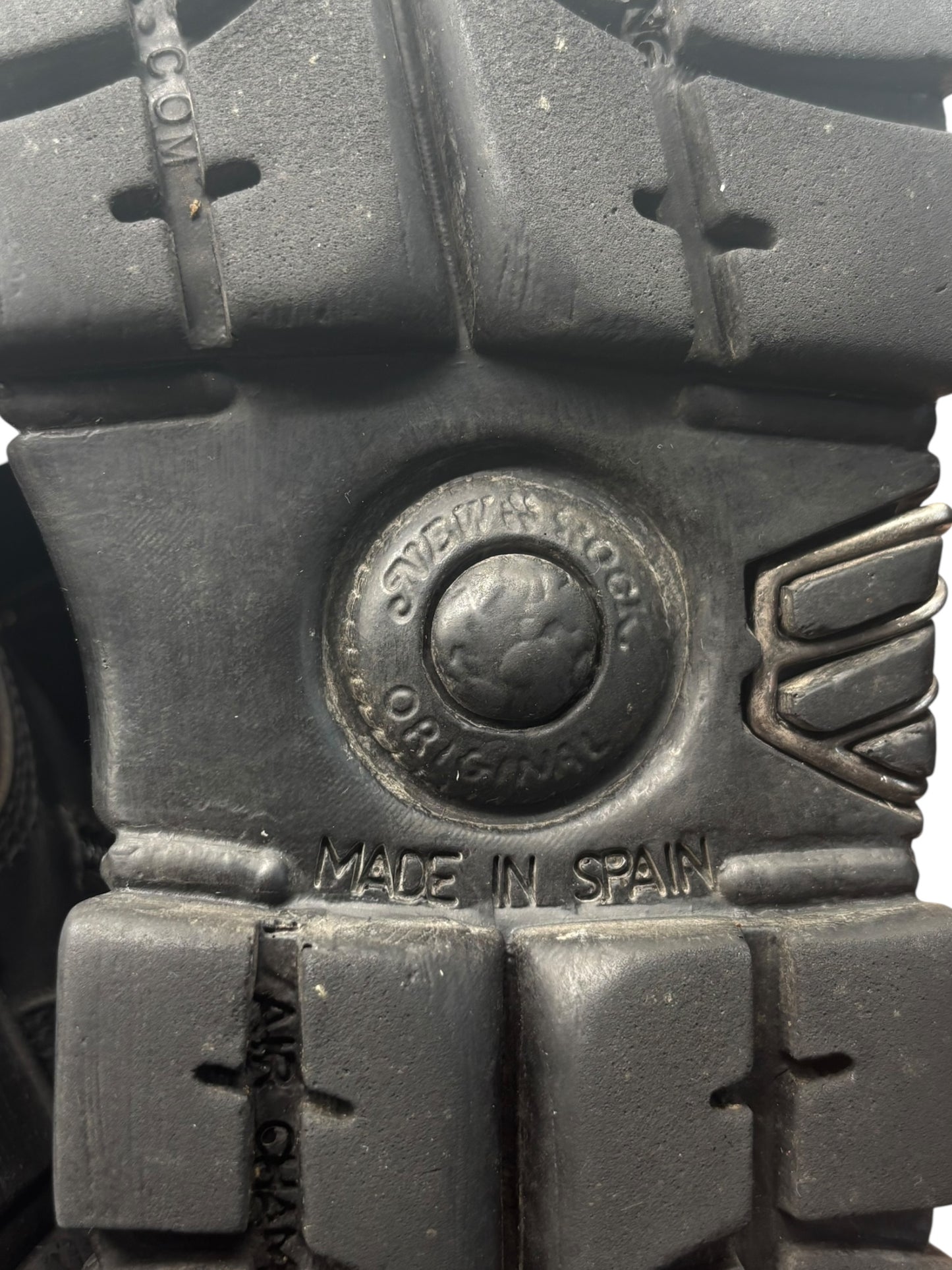 Vintage New Rock mili lace-up leather platform boots size 39