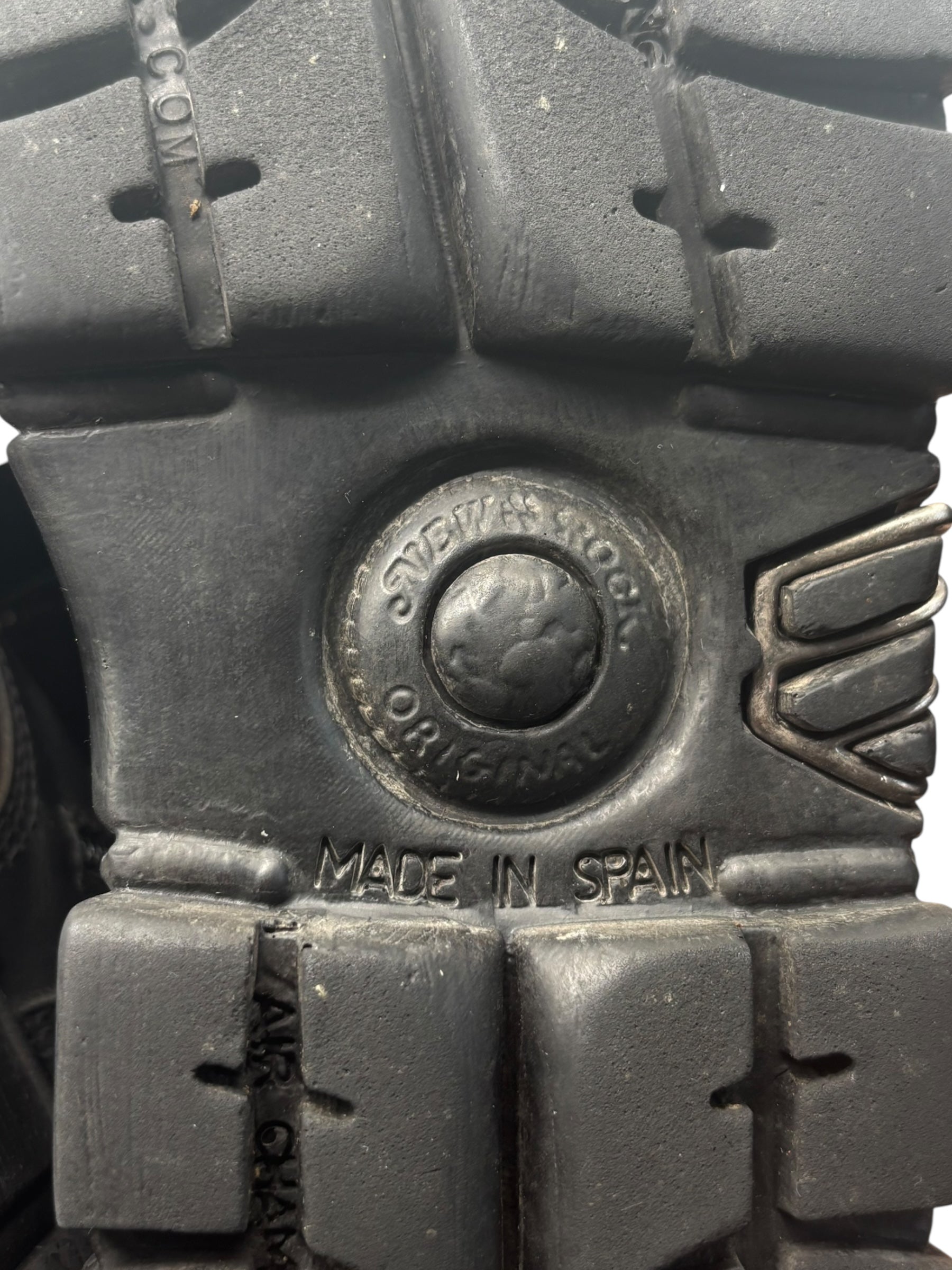 Vintage New Rock mili lace-up leather platform boots size 39