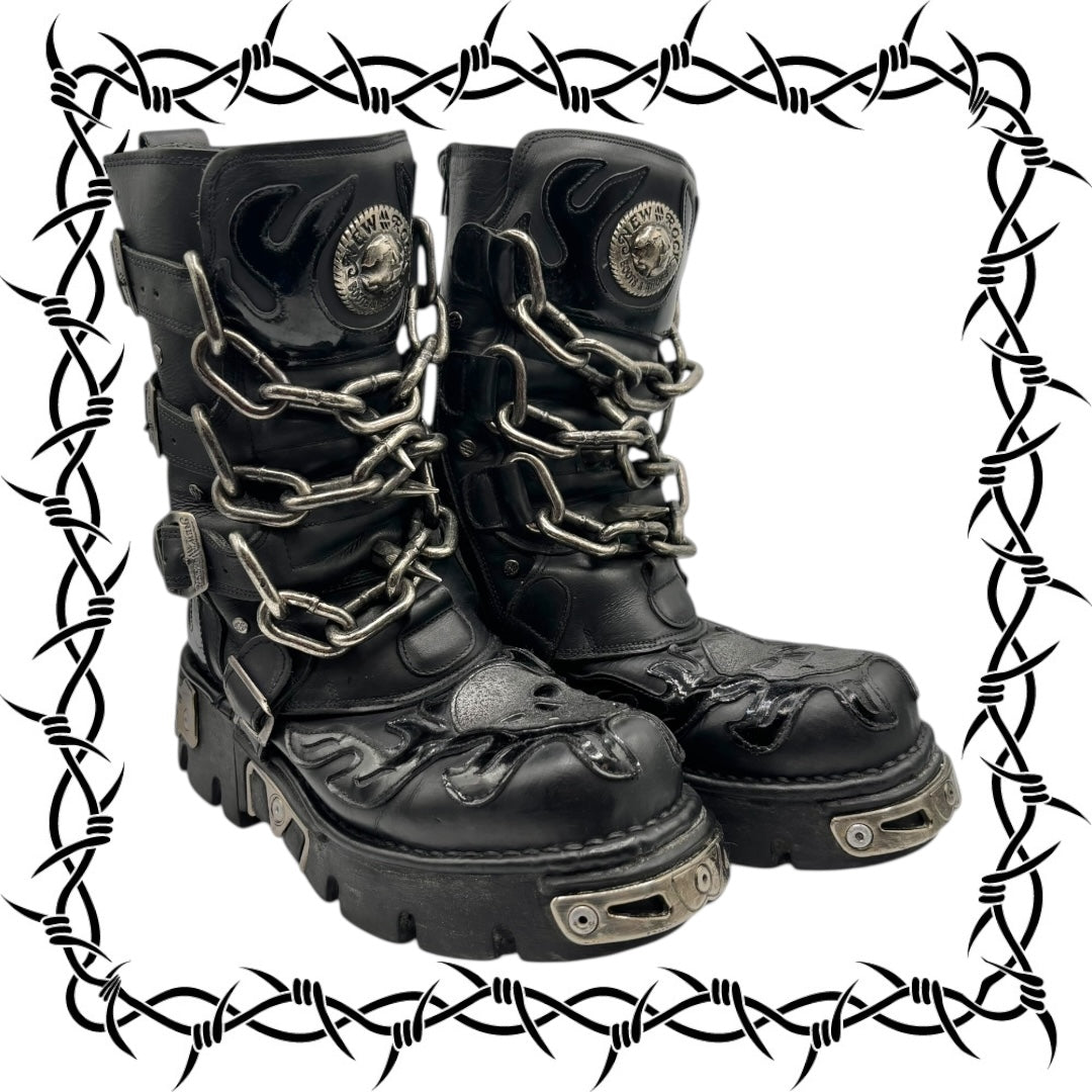 Vintage New Rock M-727-S1 boots size 41