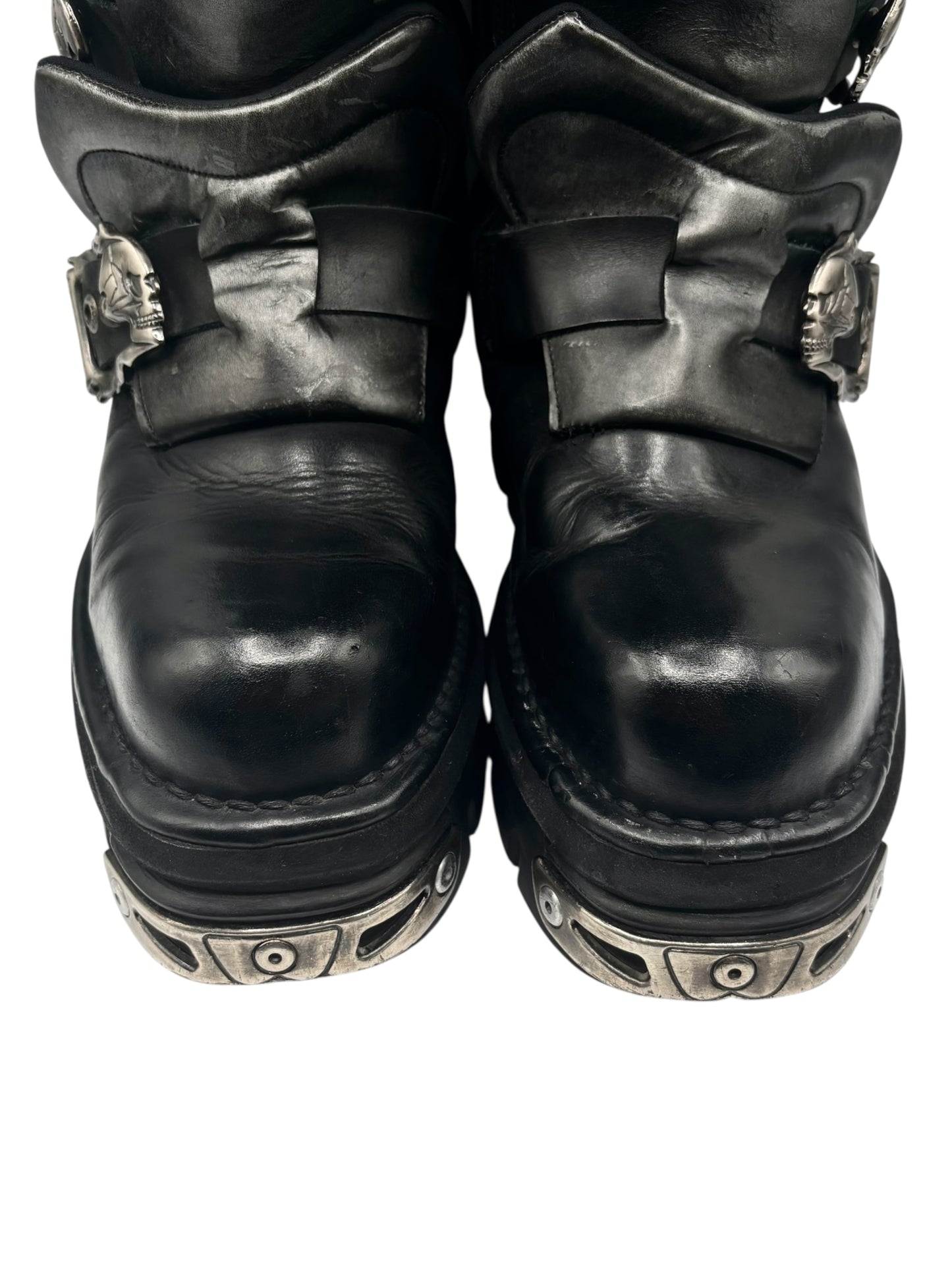 Vintage New Rock M.738 knee high dragon scale boots size 41