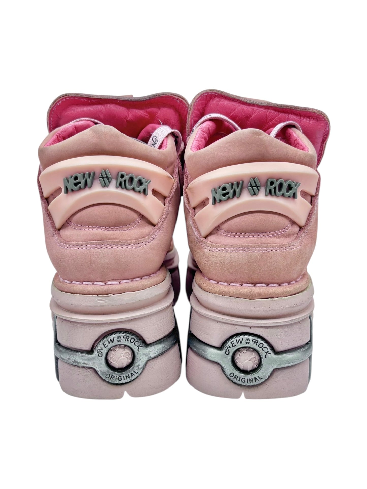 New Rock M-106-C58 pink platform boots size 44