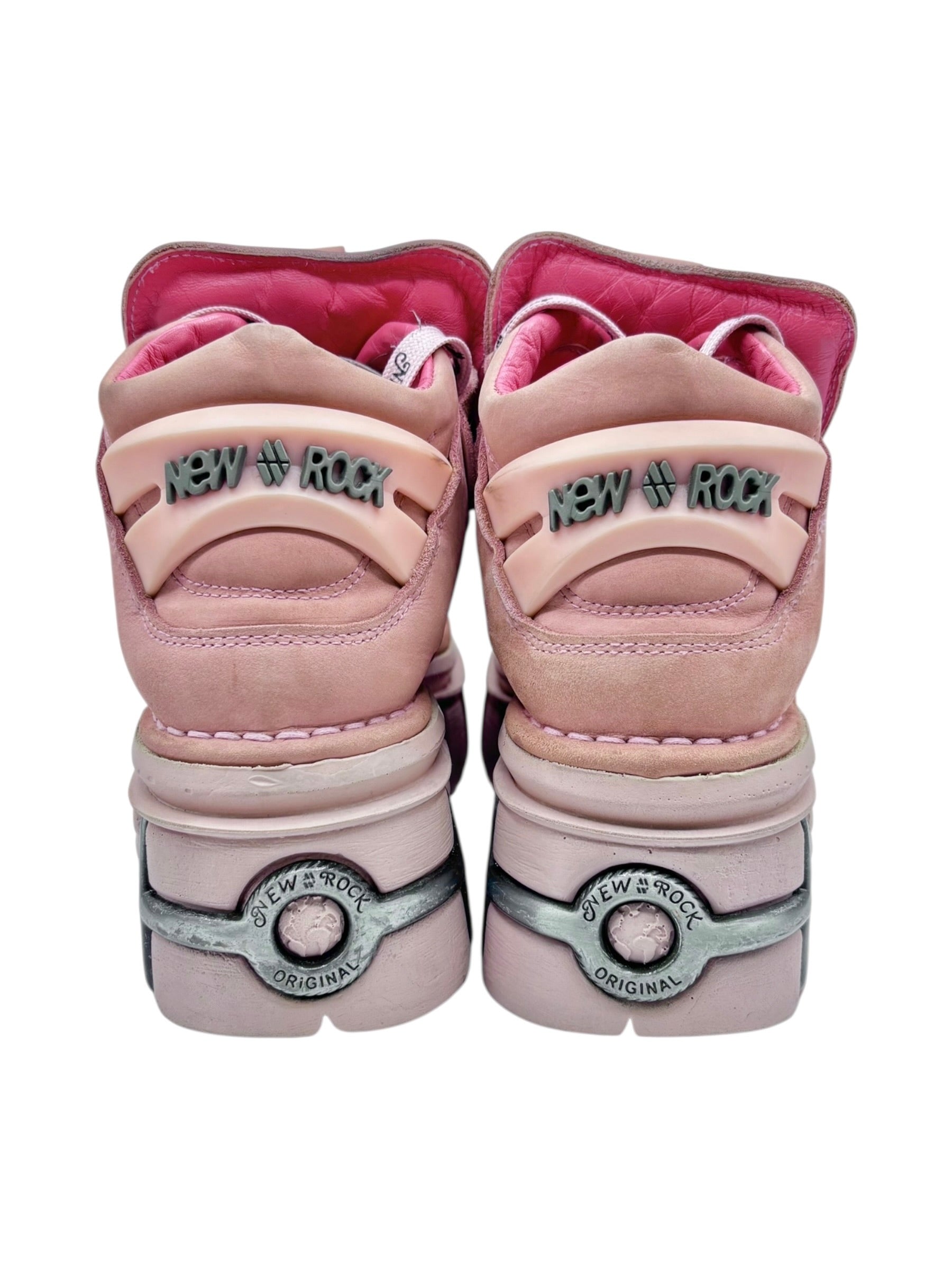 New Rock M-106-C58 pink platform boots size 44
