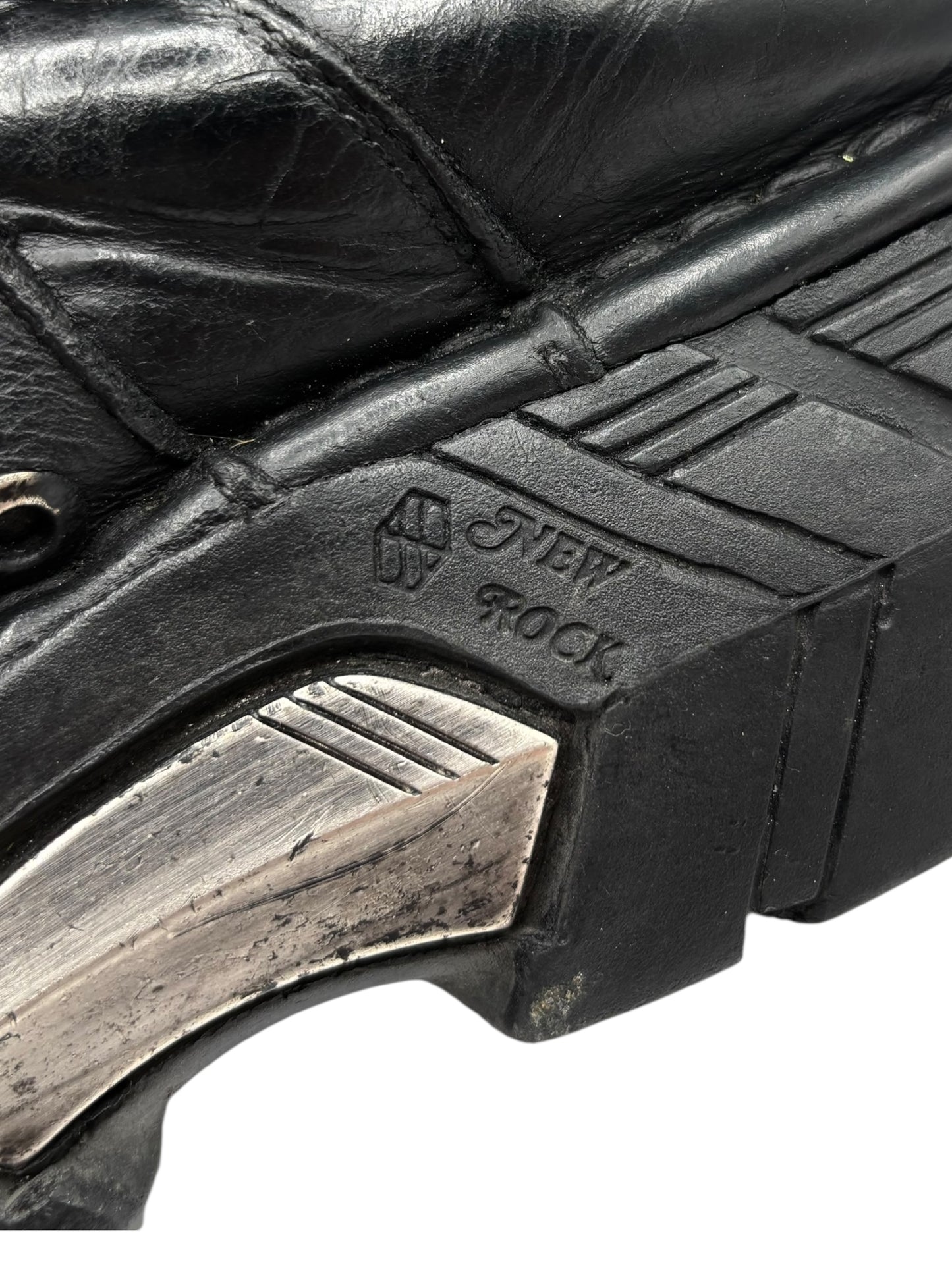 RARE vintage New Rock techno platform boots size 42