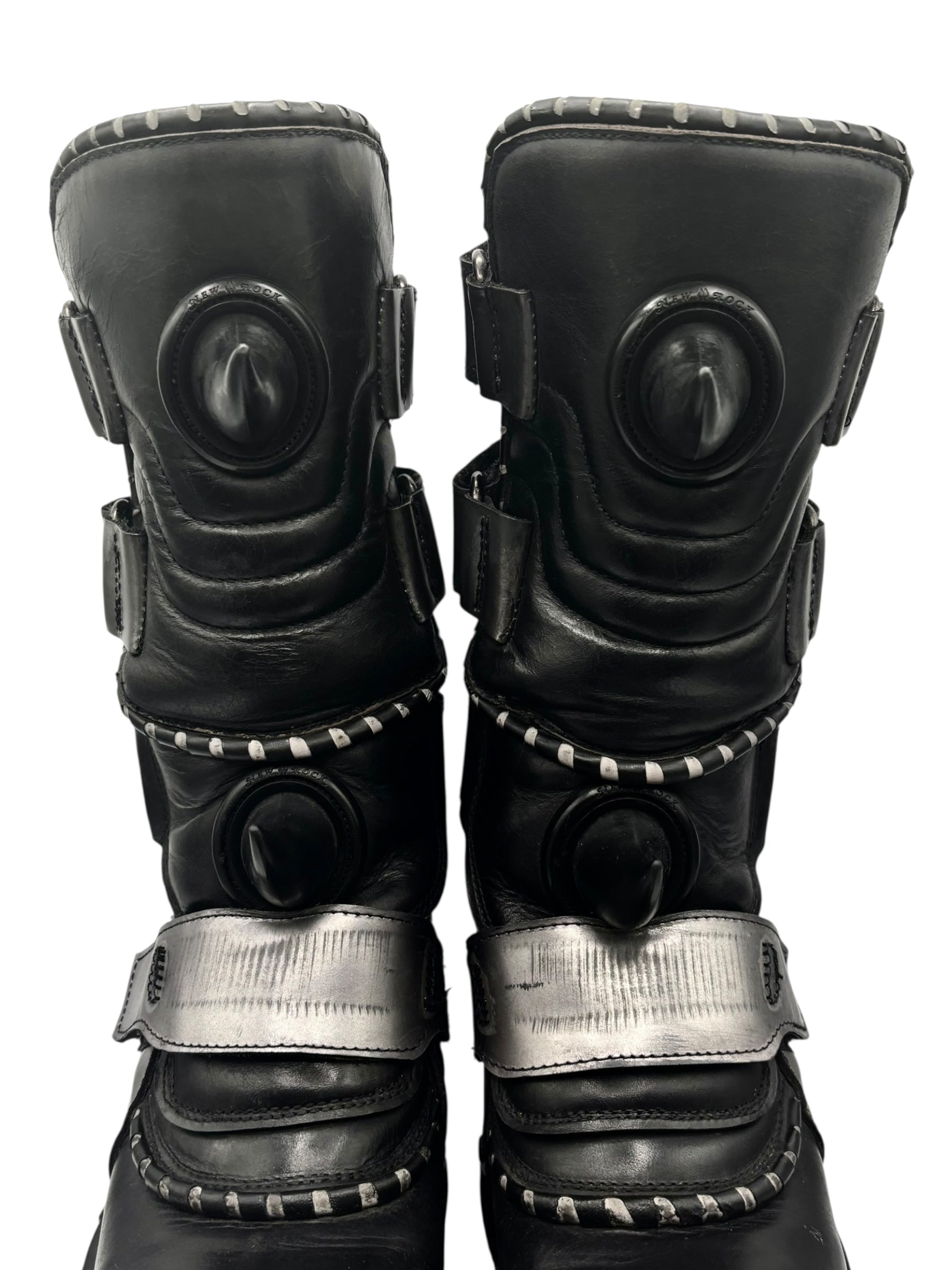 Extremely rare vintage 90s New Rock horn neptuno platform boots size 41