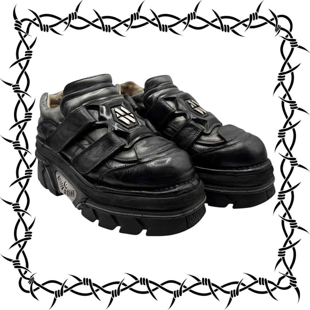 Vintage New Rock chunky M.285 platform boots size 44